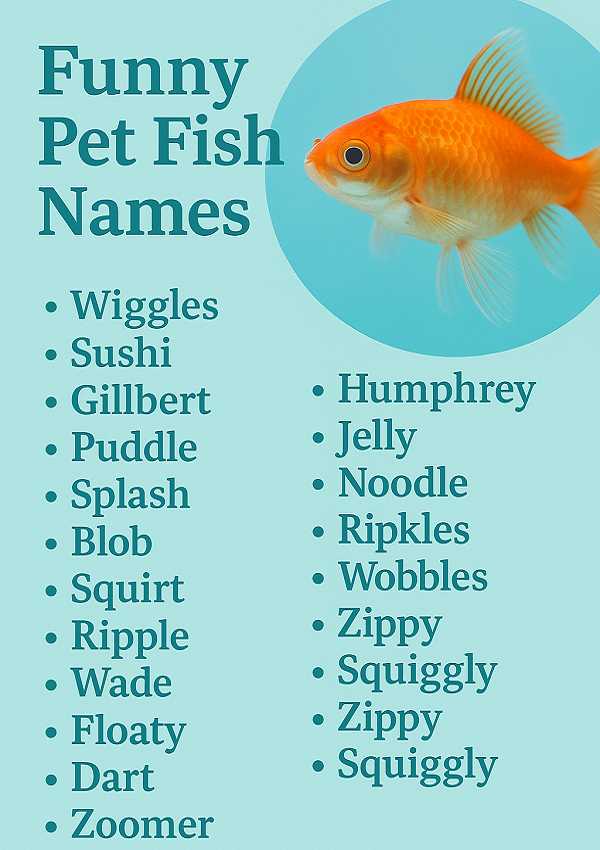 Funny Pet Fish Names