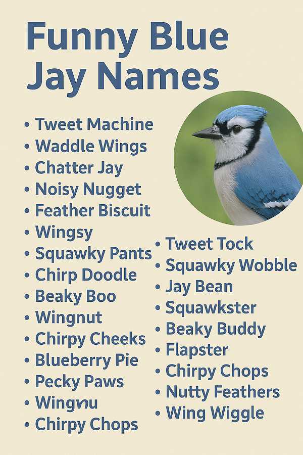 Funny Blue Jay Names